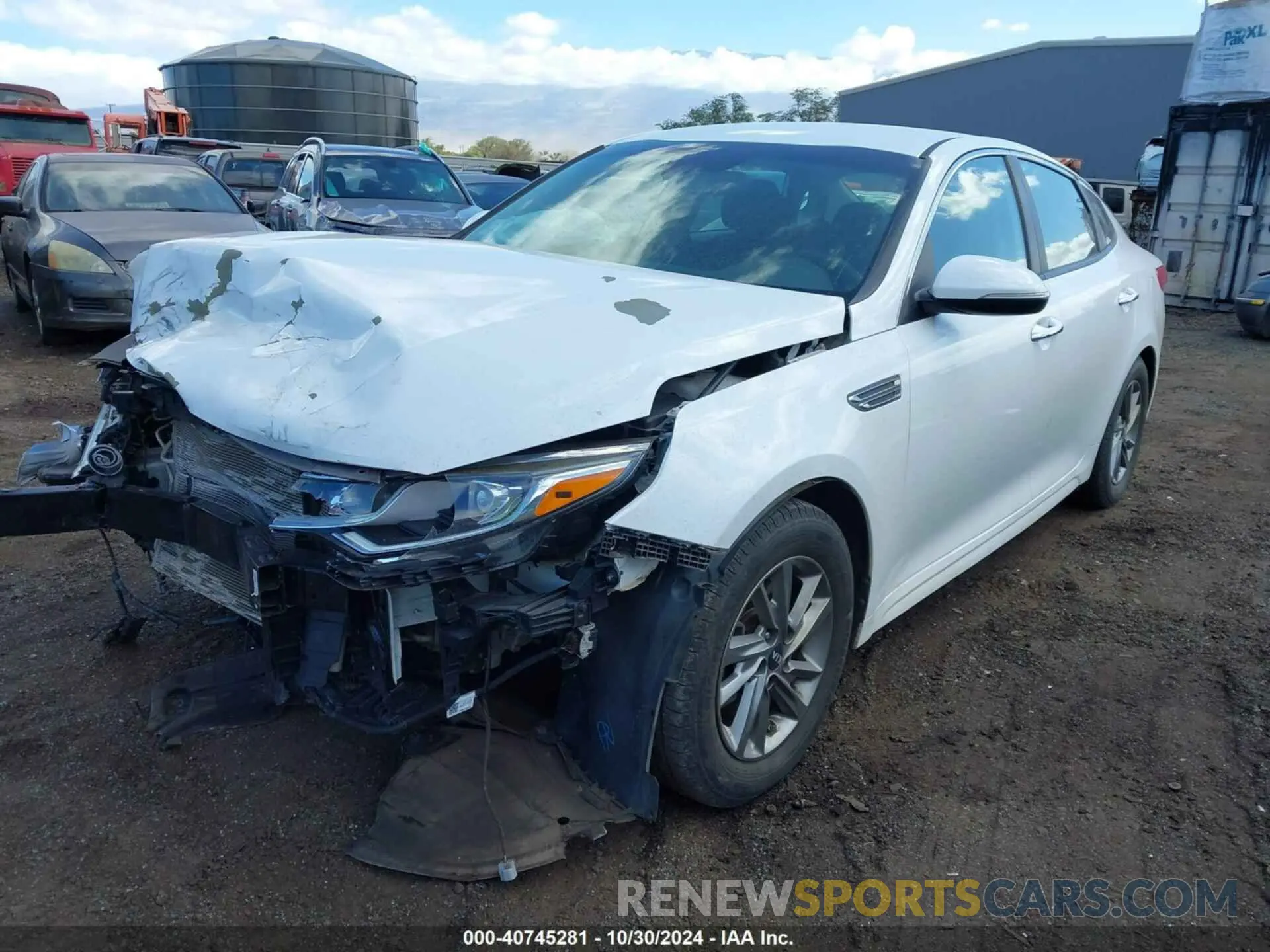 19 Photograph of a damaged car 5XXGT4L35KG293379 KIA OPTIMA 2019