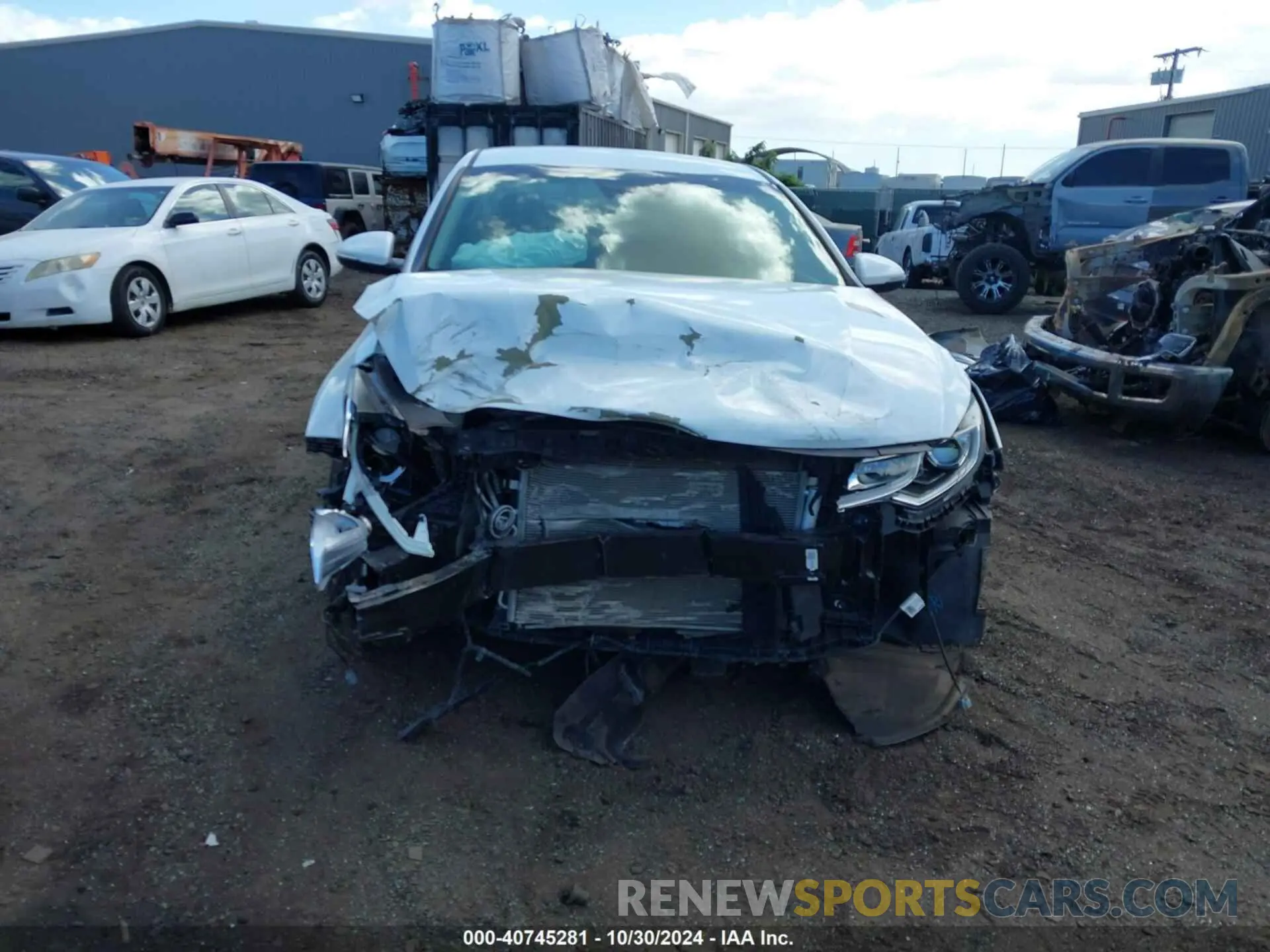6 Photograph of a damaged car 5XXGT4L35KG293379 KIA OPTIMA 2019