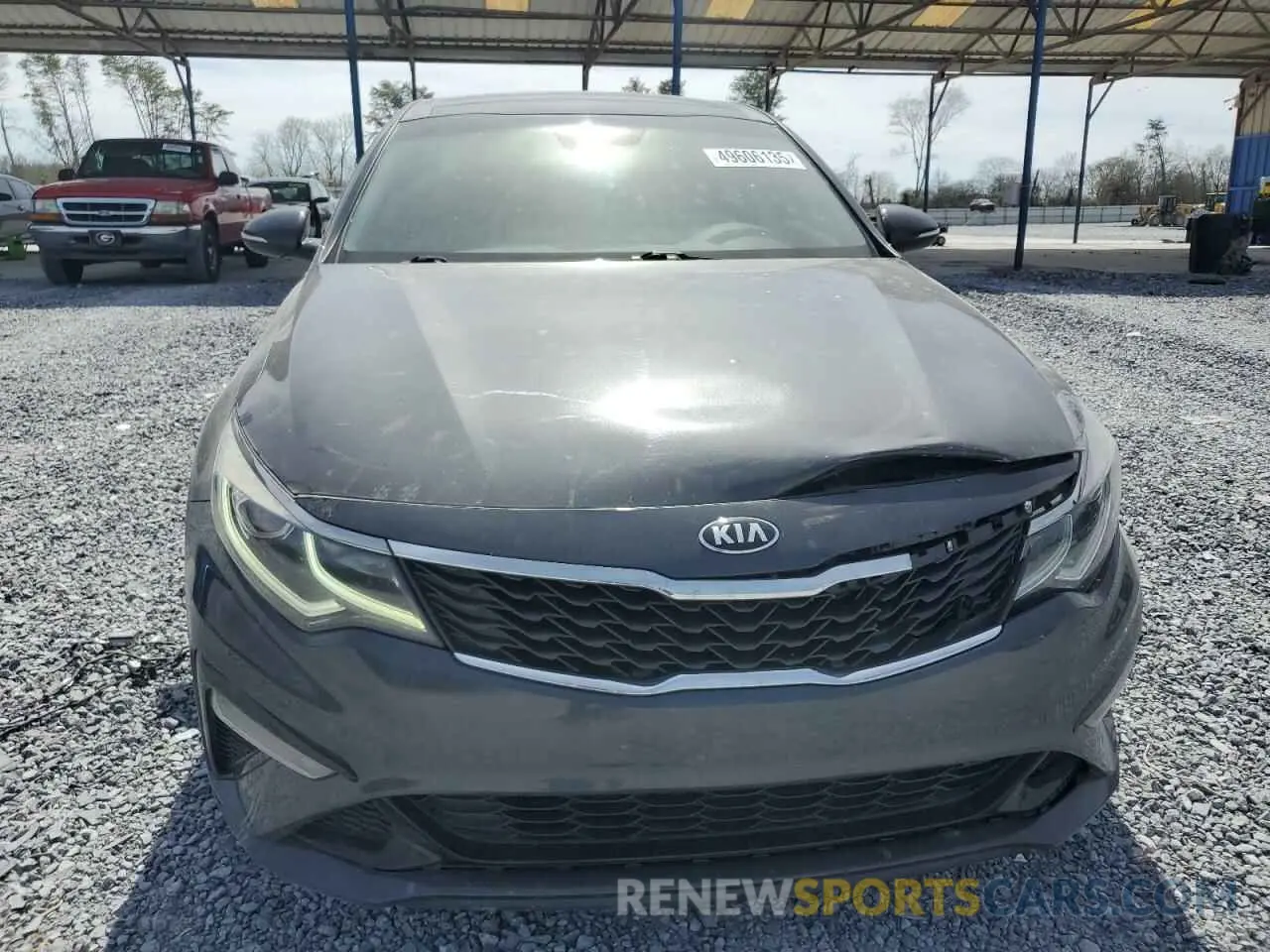 5 Photograph of a damaged car 5XXGT4L35KG296606 KIA OPTIMA 2019