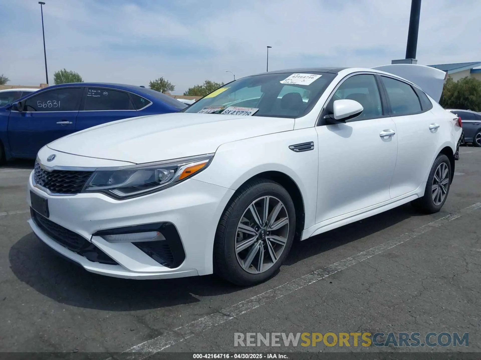 2 Photograph of a damaged car 5XXGT4L35KG299151 KIA OPTIMA 2019