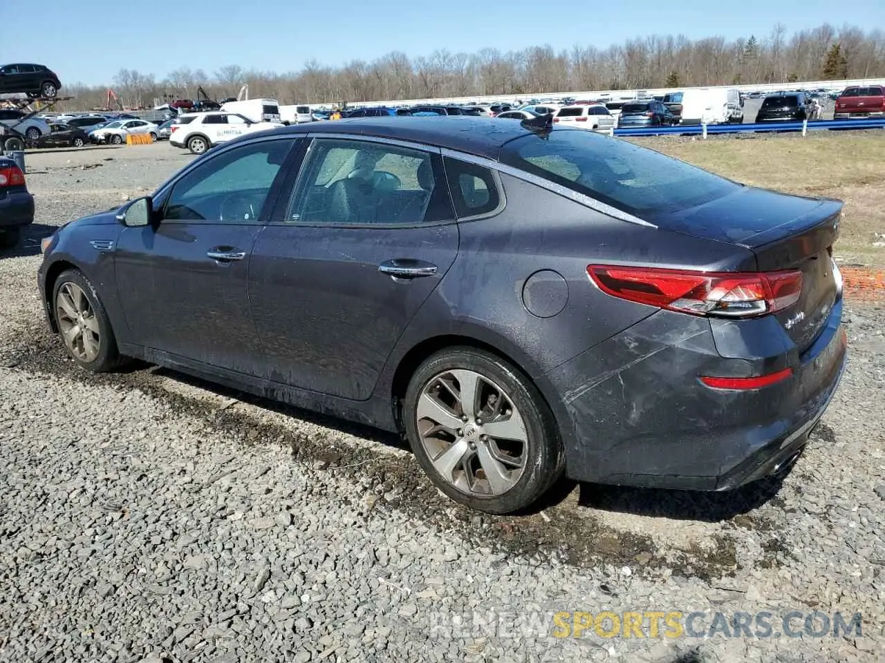 2 Photograph of a damaged car 5XXGT4L35KG307636 KIA OPTIMA 2019