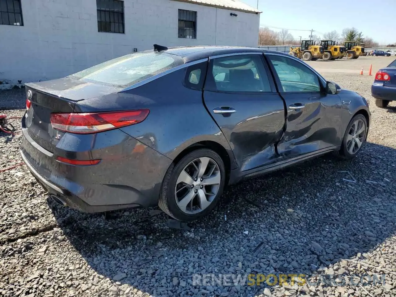 3 Photograph of a damaged car 5XXGT4L35KG307636 KIA OPTIMA 2019