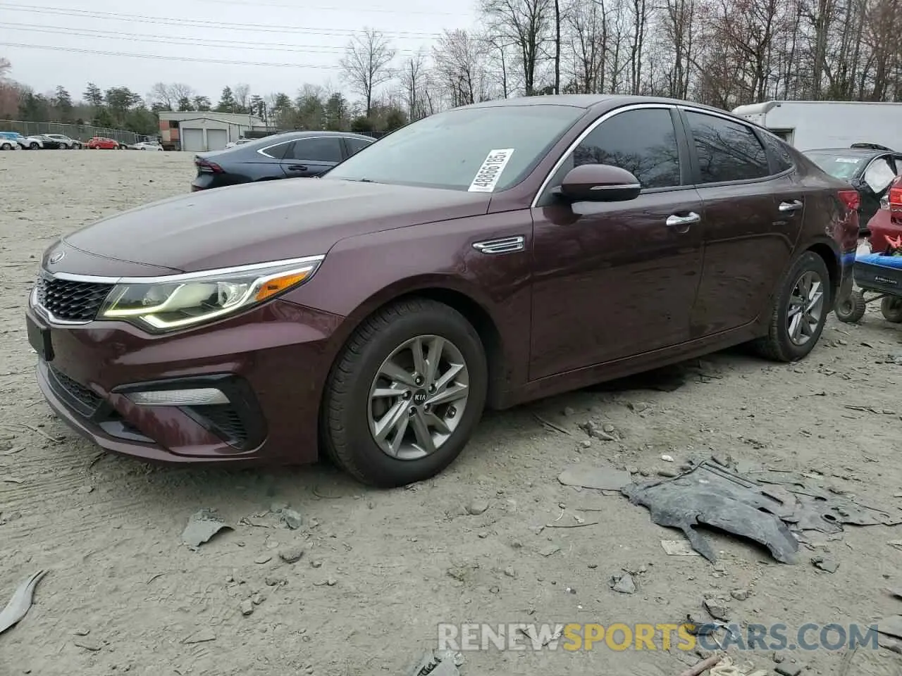 1 Photograph of a damaged car 5XXGT4L35KG312240 KIA OPTIMA 2019