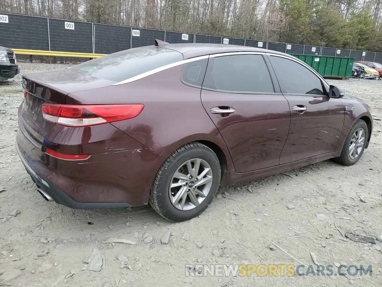 3 Photograph of a damaged car 5XXGT4L35KG312240 KIA OPTIMA 2019