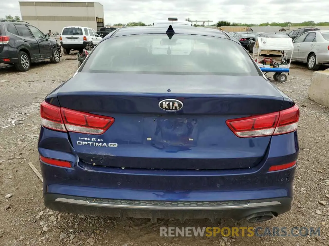 6 Photograph of a damaged car 5XXGT4L35KG319320 KIA OPTIMA 2019