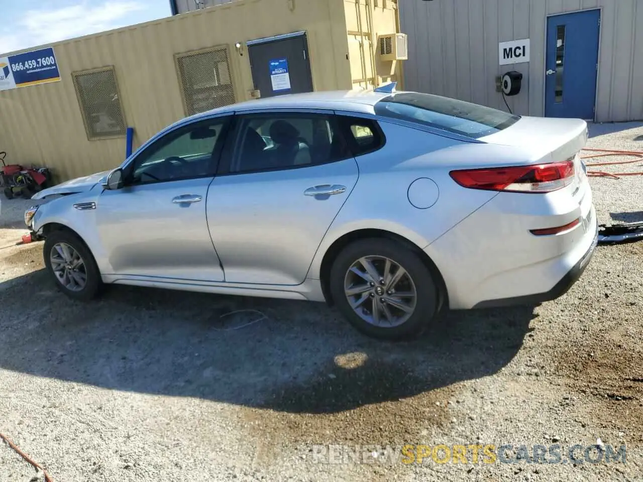 2 Photograph of a damaged car 5XXGT4L35KG339292 KIA OPTIMA 2019