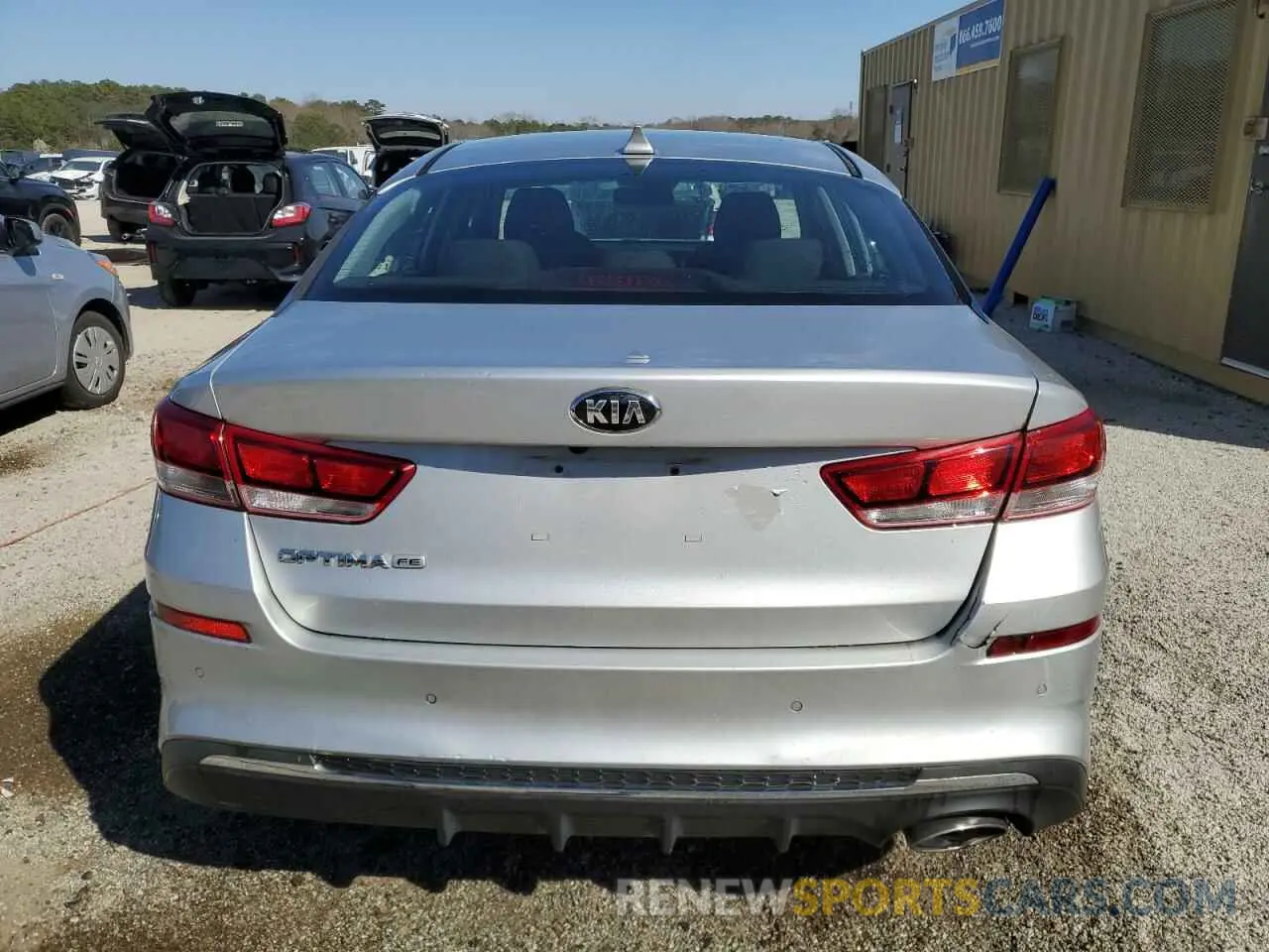 6 Photograph of a damaged car 5XXGT4L35KG339292 KIA OPTIMA 2019