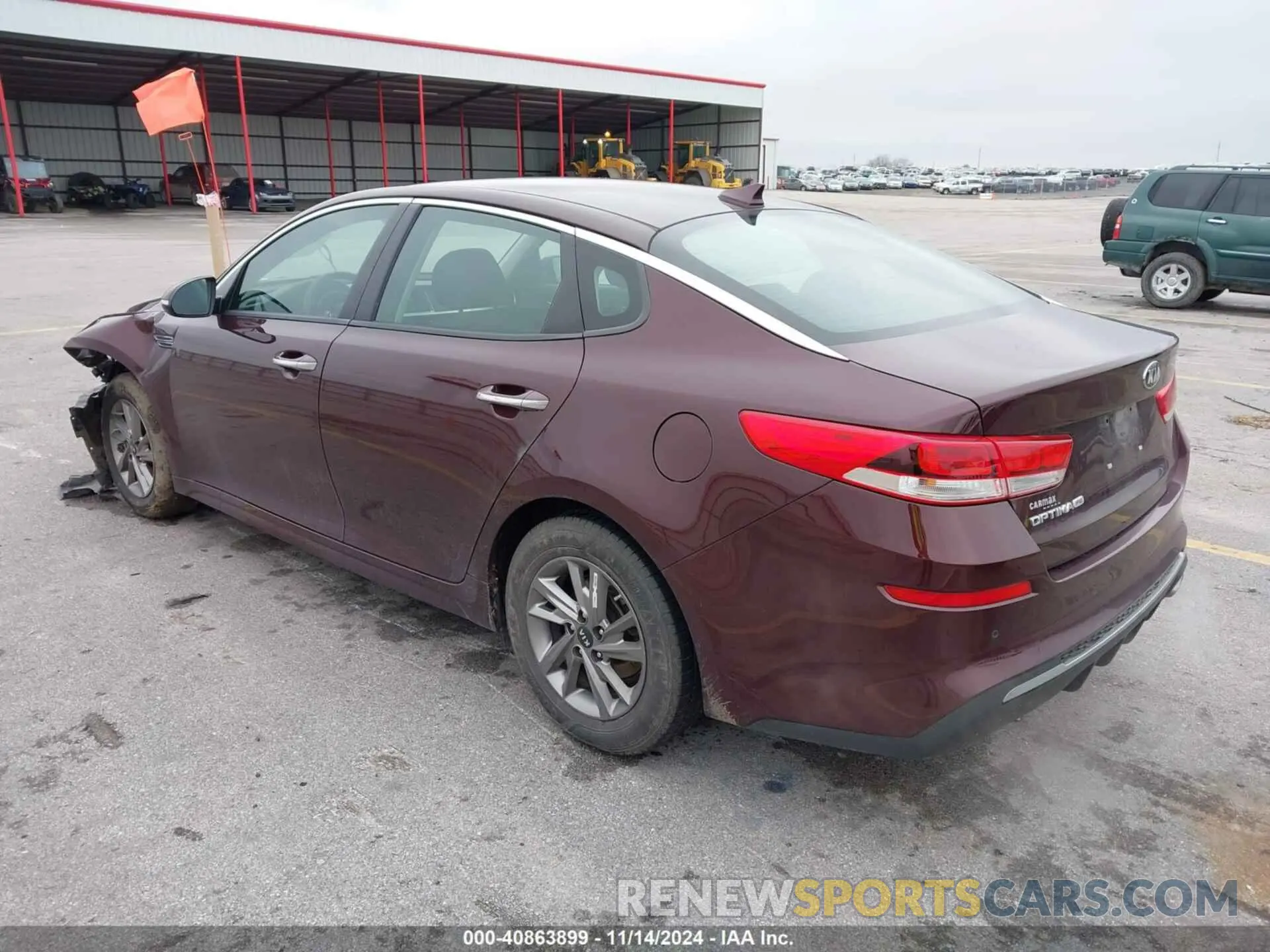 3 Photograph of a damaged car 5XXGT4L35KG339342 KIA OPTIMA 2019