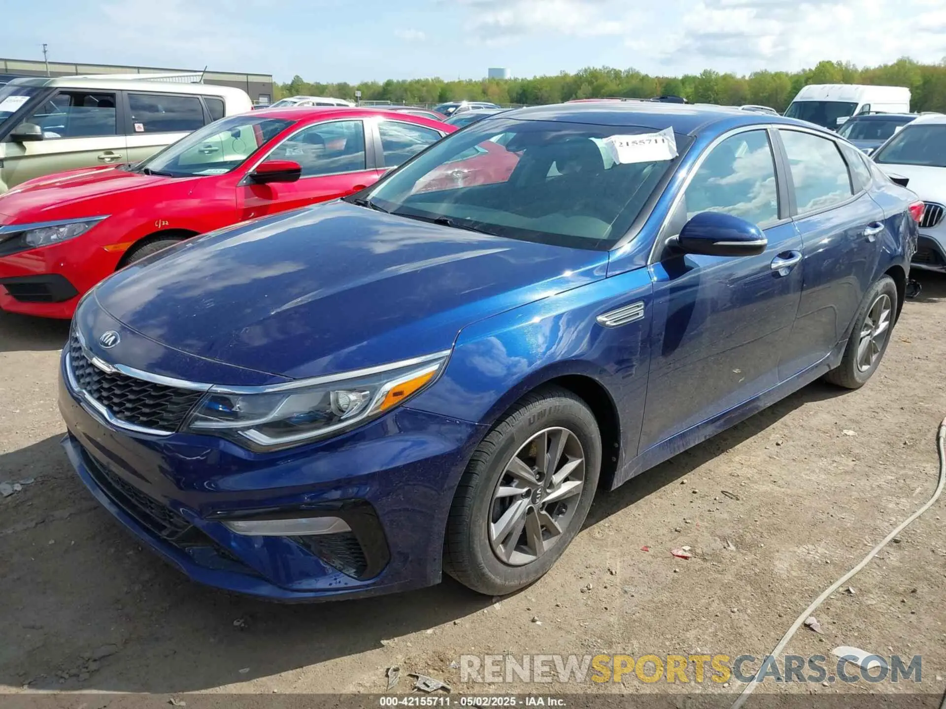 2 Photograph of a damaged car 5XXGT4L35KG351393 KIA OPTIMA 2019