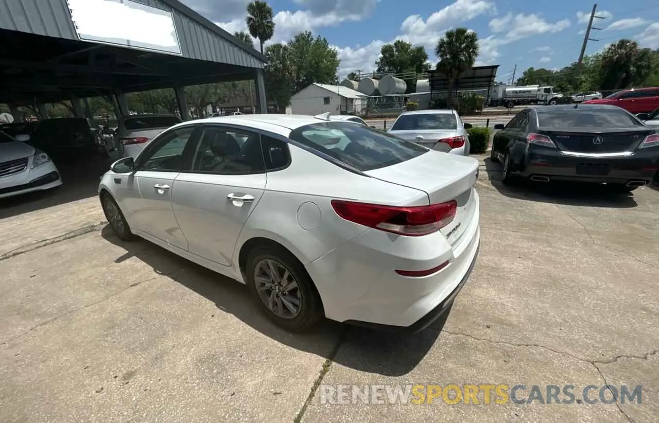 3 Photograph of a damaged car 5XXGT4L35KG358523 KIA OPTIMA 2019