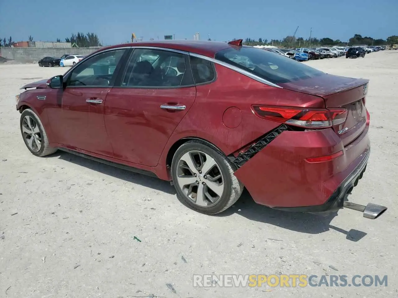 2 Photograph of a damaged car 5XXGT4L35KG362796 KIA OPTIMA 2019