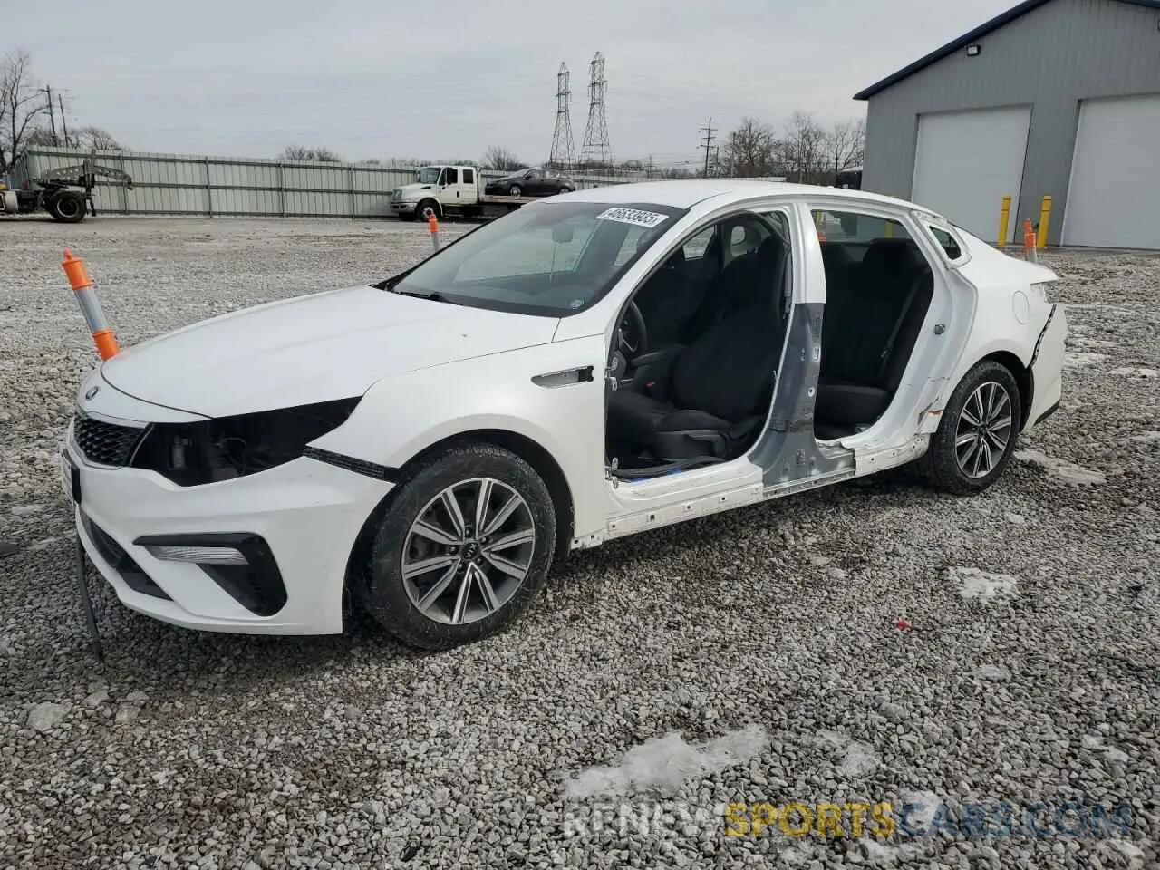 1 Photograph of a damaged car 5XXGT4L35KG370428 KIA OPTIMA 2019