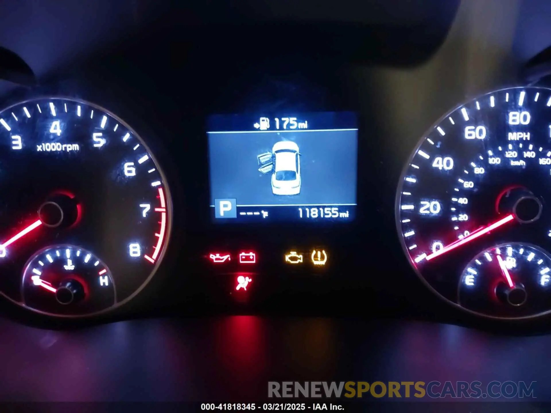 7 Photograph of a damaged car 5XXGT4L35KG375936 KIA OPTIMA 2019
