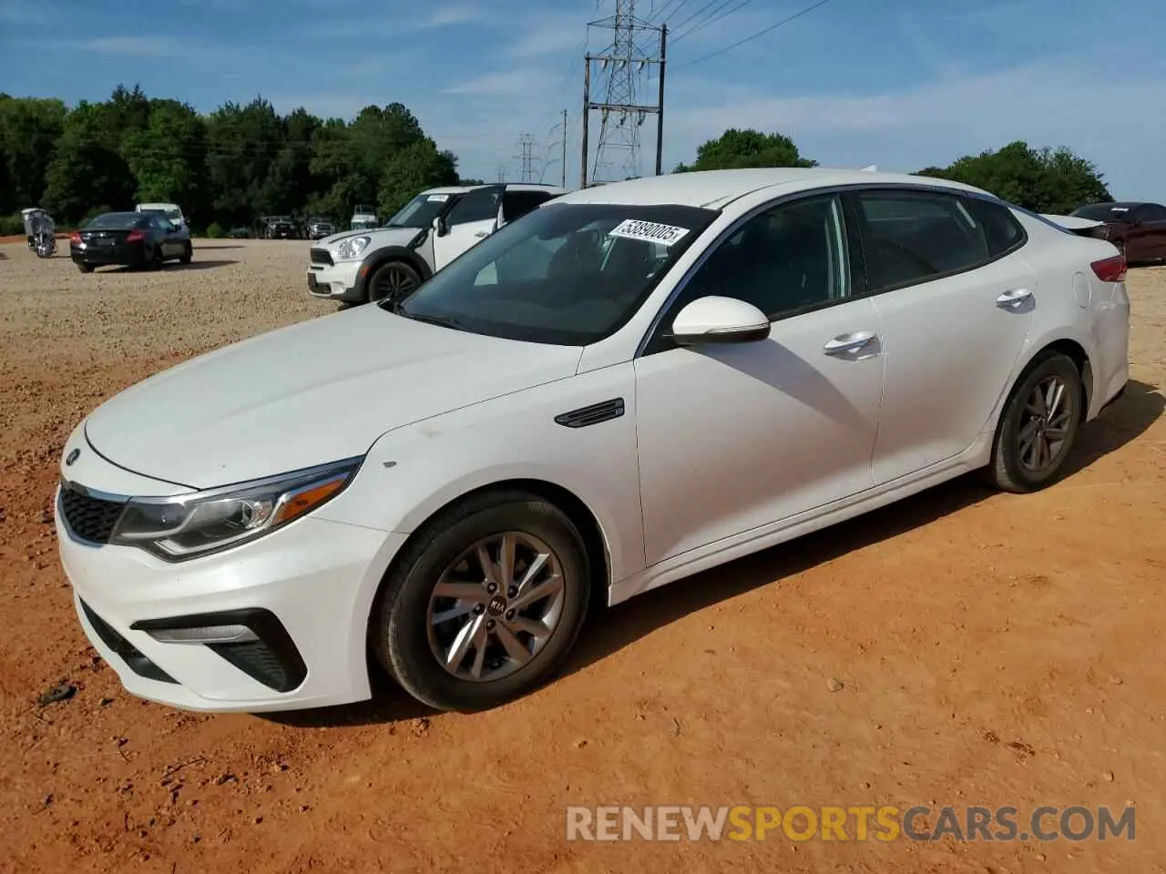 1 Photograph of a damaged car 5XXGT4L36KG291673 KIA OPTIMA 2019