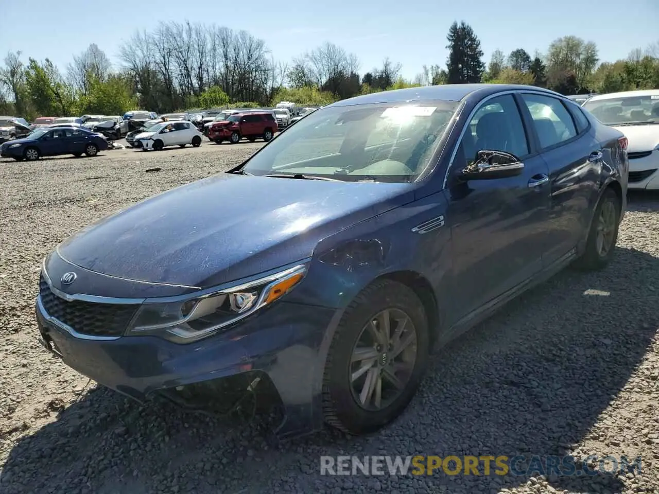 1 Photograph of a damaged car 5XXGT4L36KG296548 KIA OPTIMA 2019