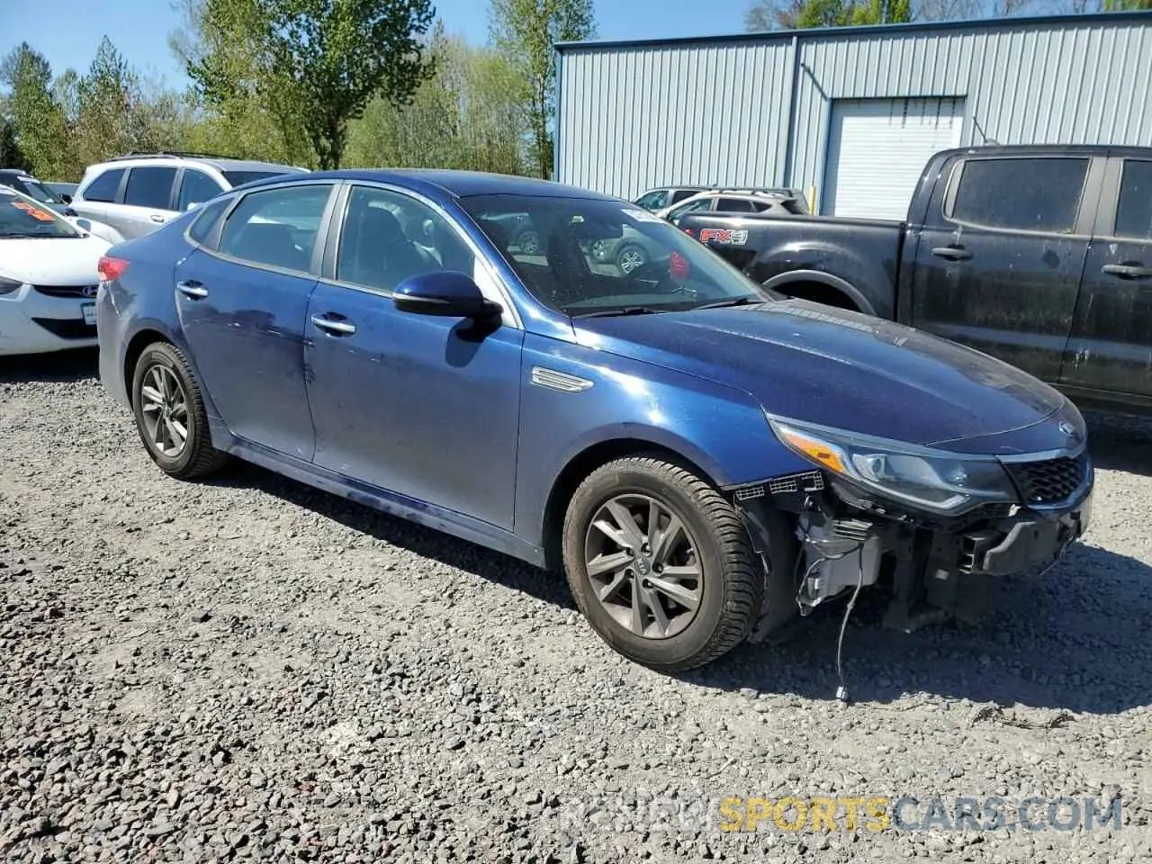 4 Photograph of a damaged car 5XXGT4L36KG296548 KIA OPTIMA 2019