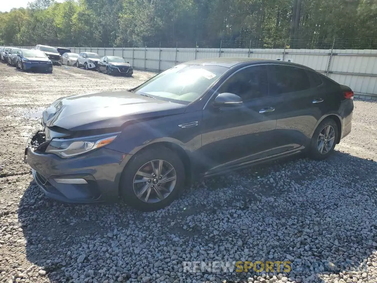 1 Photograph of a damaged car 5XXGT4L36KG318242 KIA OPTIMA 2019