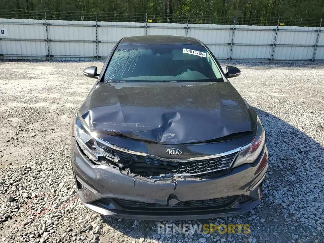 5 Photograph of a damaged car 5XXGT4L36KG318242 KIA OPTIMA 2019