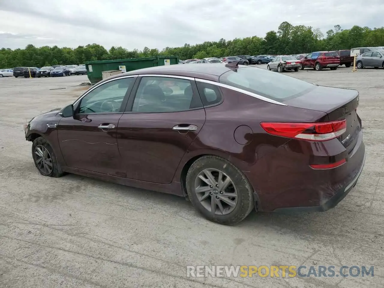 2 Photograph of a damaged car 5XXGT4L36KG320377 KIA OPTIMA 2019
