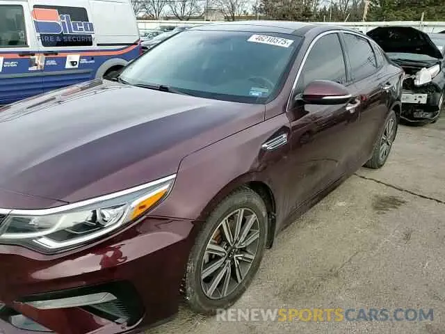 10 Photograph of a damaged car 5XXGT4L36KG321318 KIA OPTIMA 2019