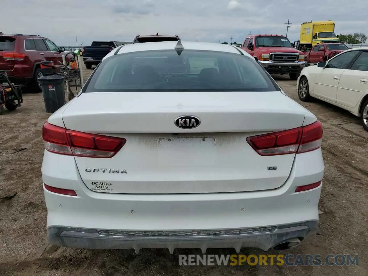 7 Photograph of a damaged car 5XXGT4L36KG326227 KIA OPTIMA 2019