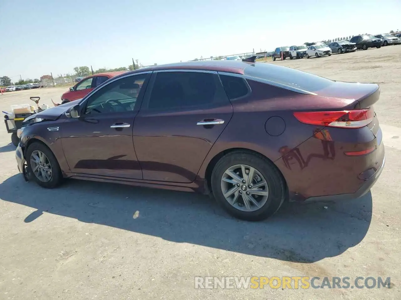 2 Photograph of a damaged car 5XXGT4L36KG326566 KIA OPTIMA 2019