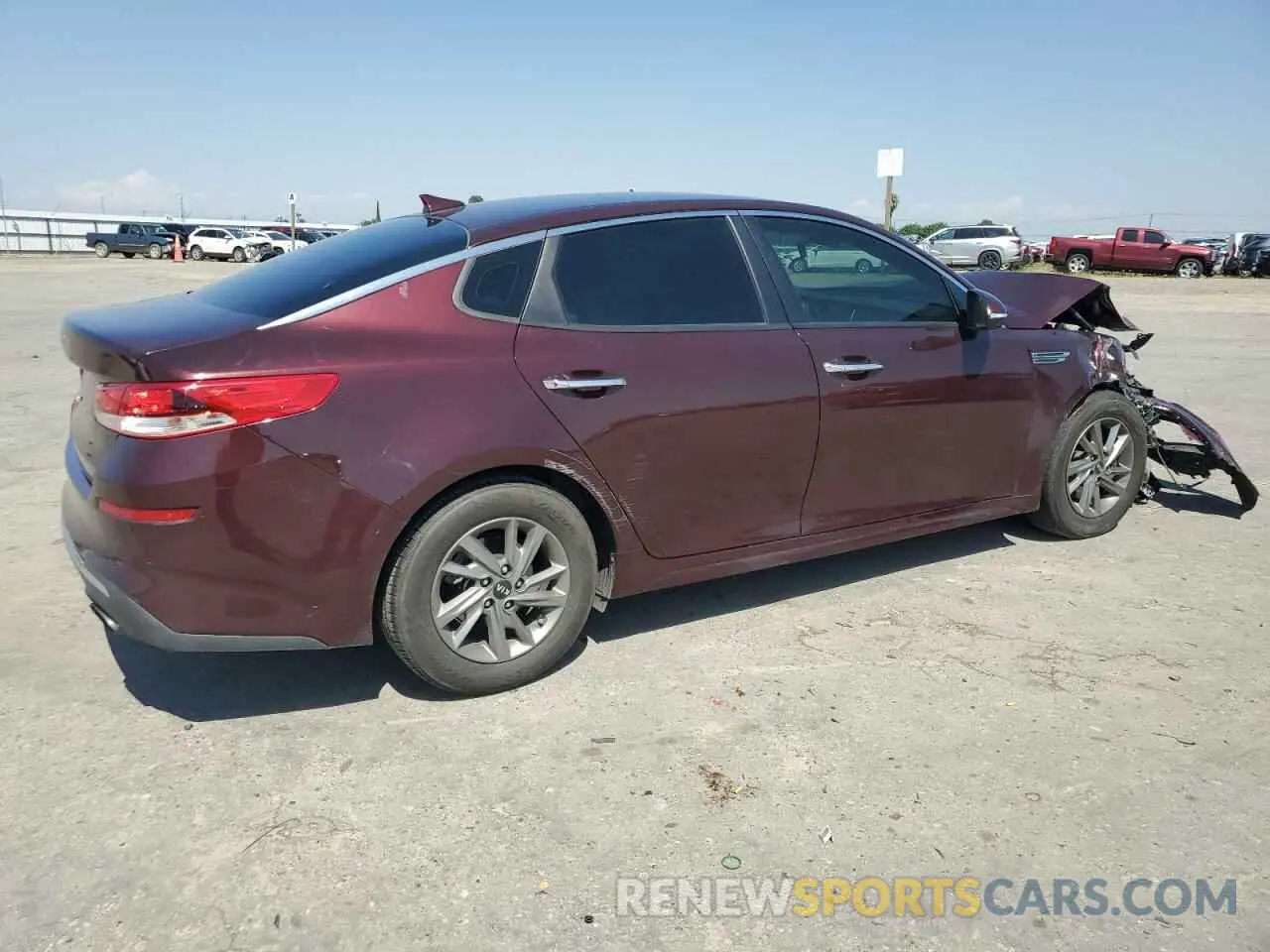 3 Photograph of a damaged car 5XXGT4L36KG326566 KIA OPTIMA 2019