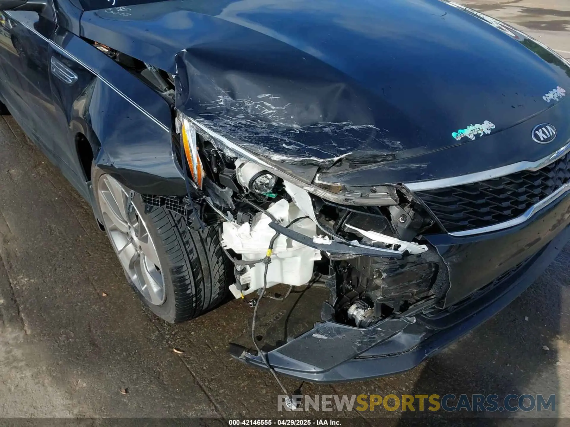 6 Photograph of a damaged car 5XXGT4L36KG335090 KIA OPTIMA 2019