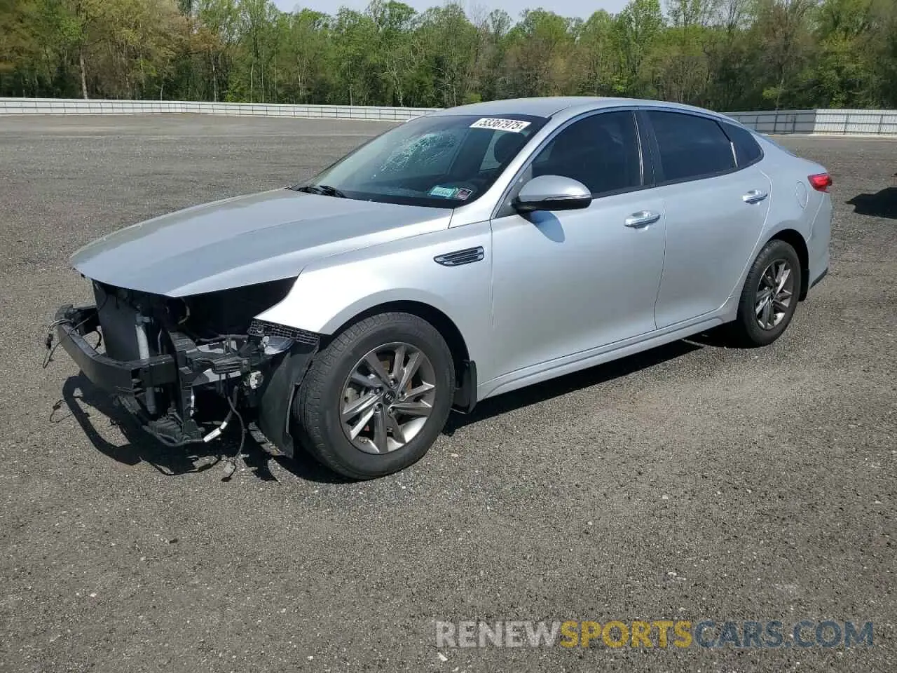 1 Photograph of a damaged car 5XXGT4L36KG335607 KIA OPTIMA 2019