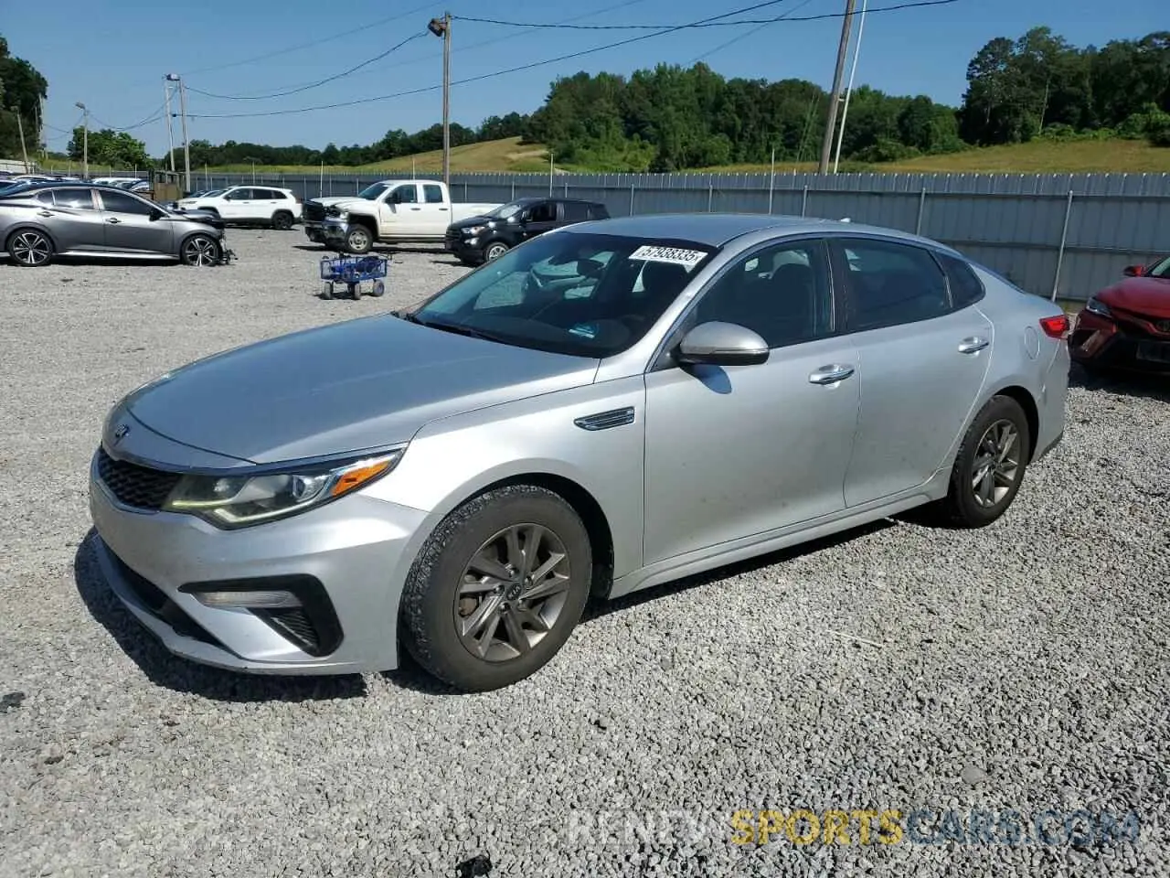 1 Photograph of a damaged car 5XXGT4L36KG336918 KIA OPTIMA 2019