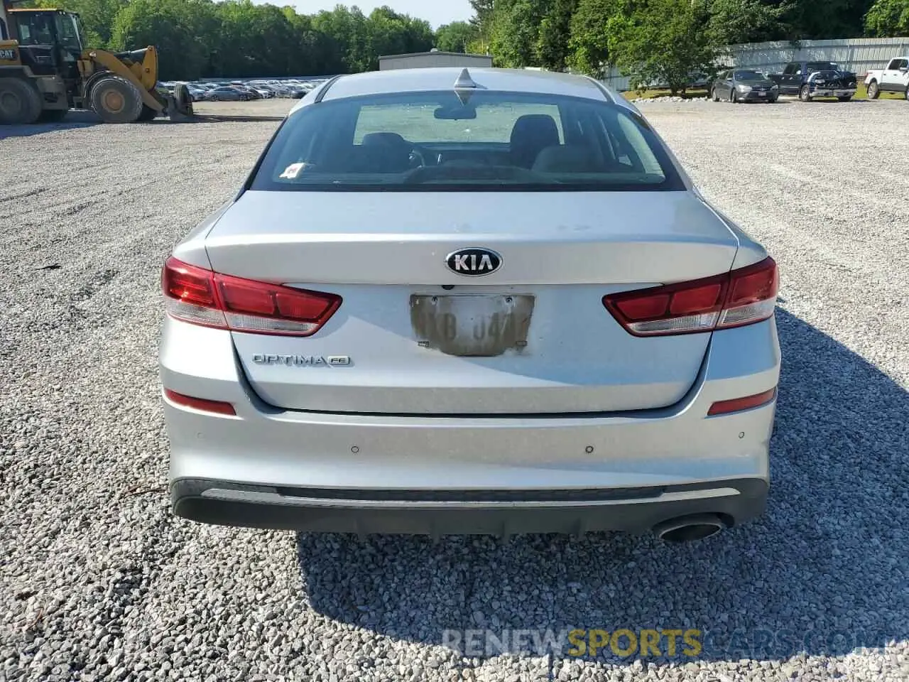 6 Photograph of a damaged car 5XXGT4L36KG336918 KIA OPTIMA 2019