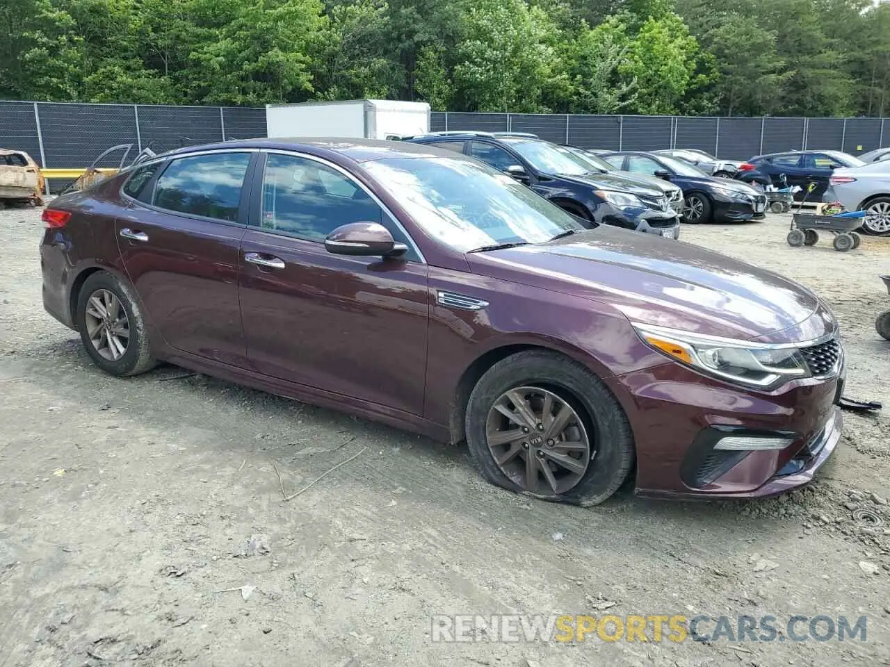 4 Photograph of a damaged car 5XXGT4L36KG338247 KIA OPTIMA 2019