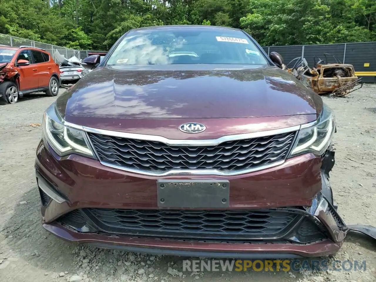 5 Photograph of a damaged car 5XXGT4L36KG338247 KIA OPTIMA 2019