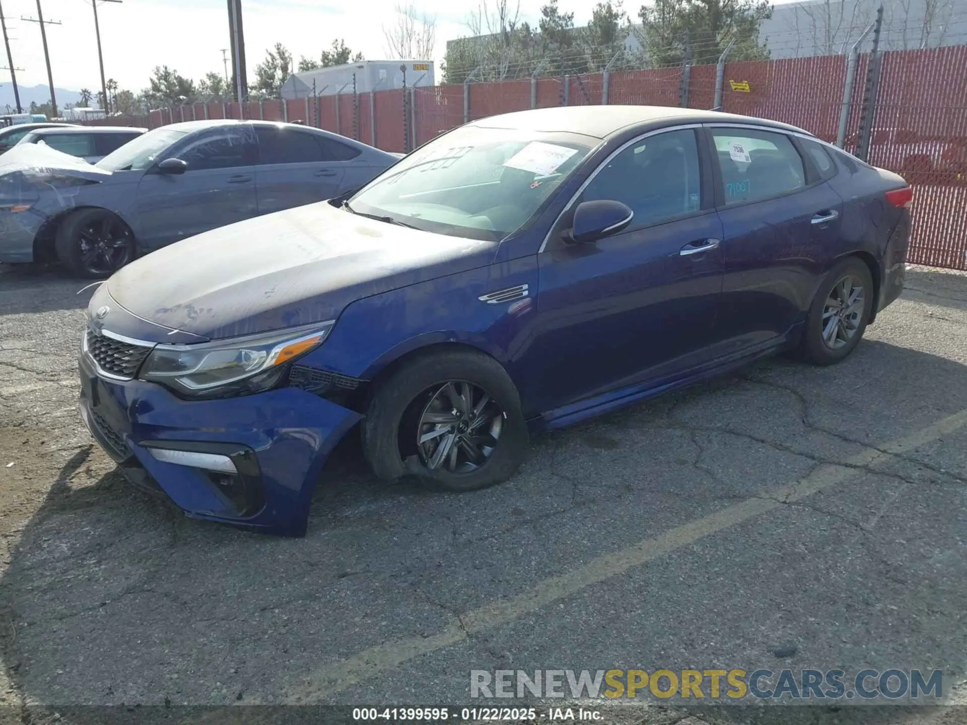 2 Photograph of a damaged car 5XXGT4L36KG344839 KIA OPTIMA 2019