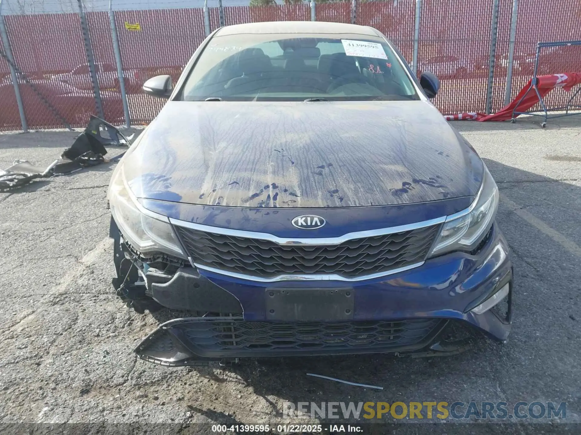 6 Photograph of a damaged car 5XXGT4L36KG344839 KIA OPTIMA 2019