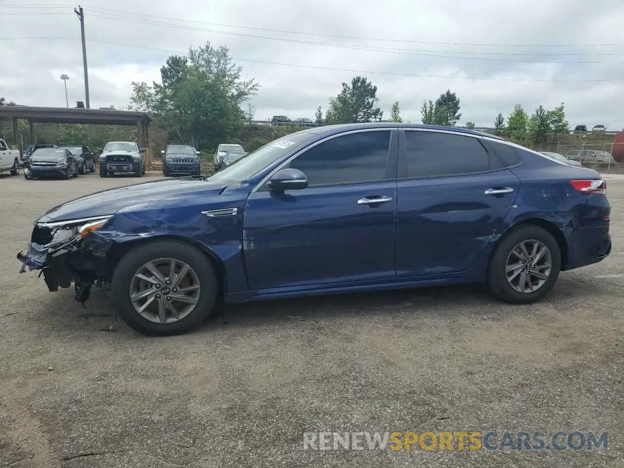 1 Photograph of a damaged car 5XXGT4L36KG358451 KIA OPTIMA 2019