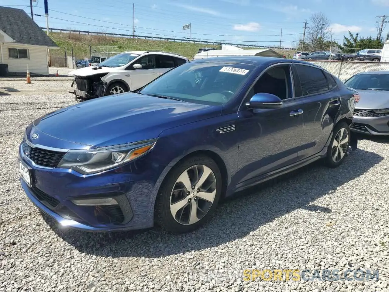 1 Photograph of a damaged car 5XXGT4L36KG358966 KIA OPTIMA 2019