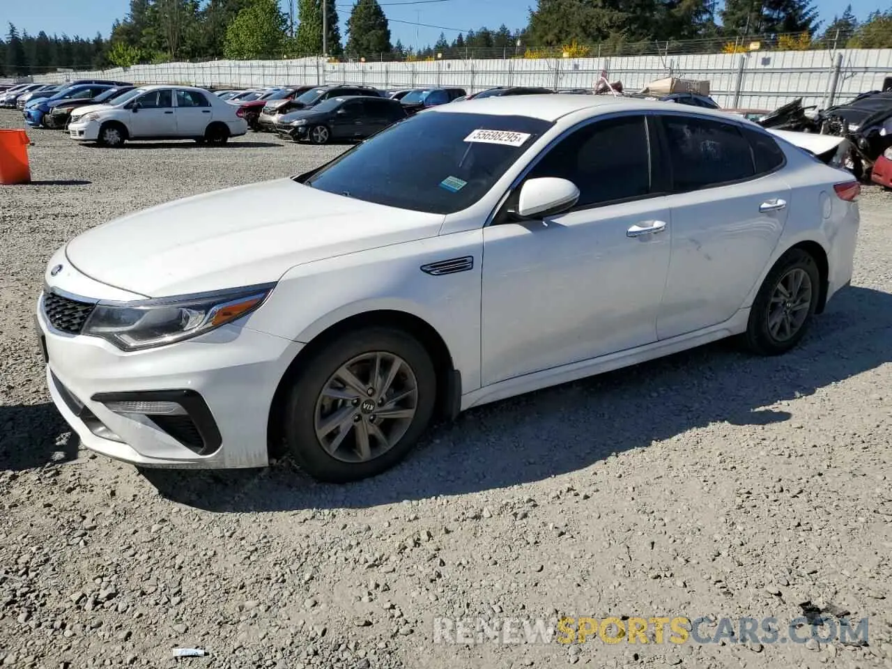 1 Photograph of a damaged car 5XXGT4L36KG362239 KIA OPTIMA 2019