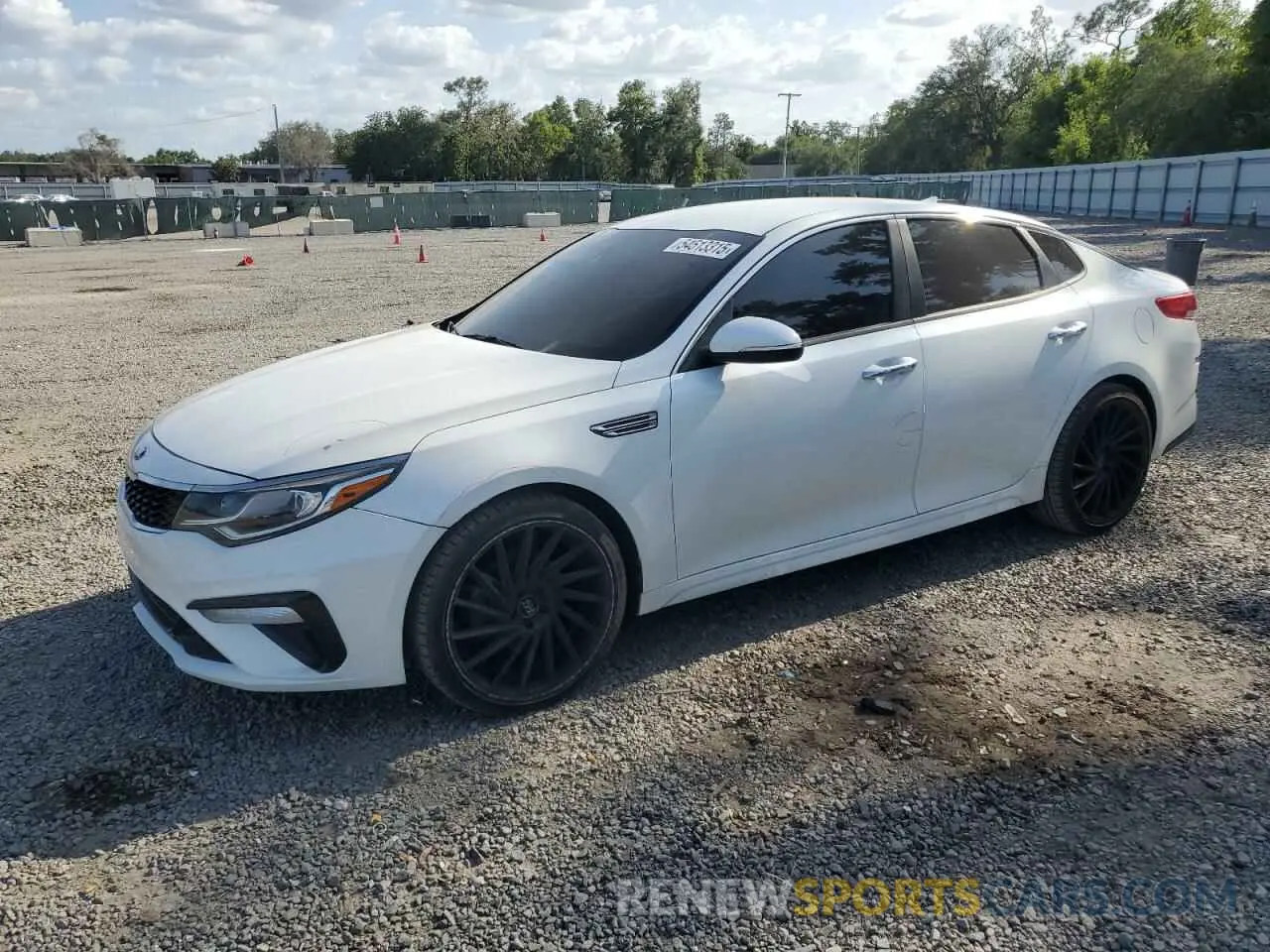 1 Photograph of a damaged car 5XXGT4L36KG366923 KIA OPTIMA 2019