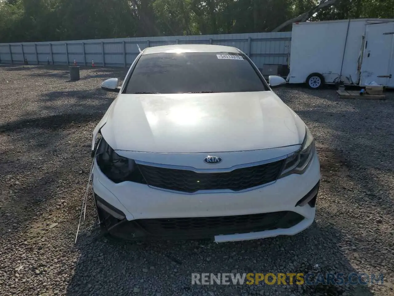 5 Photograph of a damaged car 5XXGT4L36KG366923 KIA OPTIMA 2019