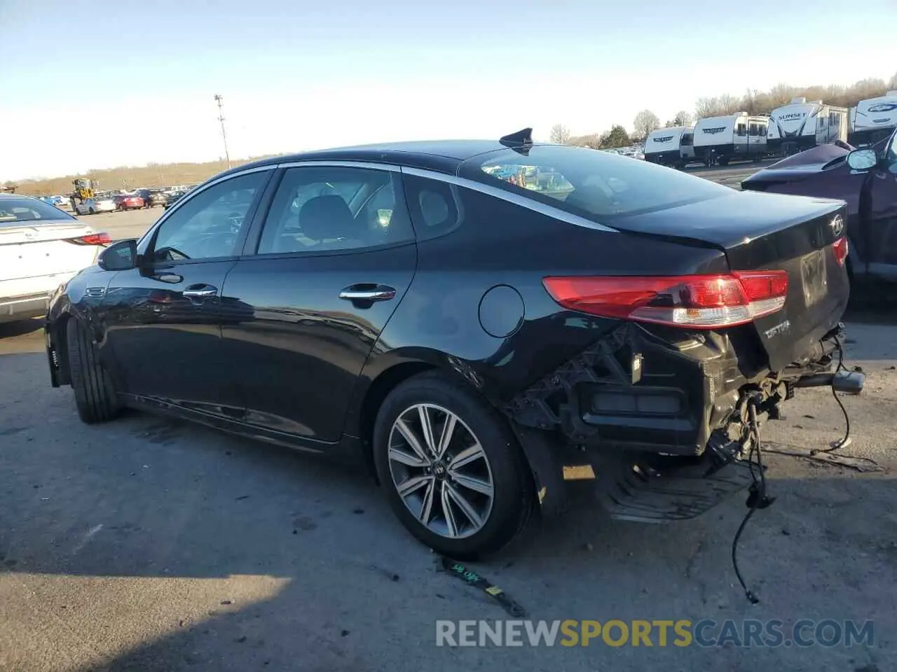 2 Photograph of a damaged car 5XXGT4L36KG369742 KIA OPTIMA 2019