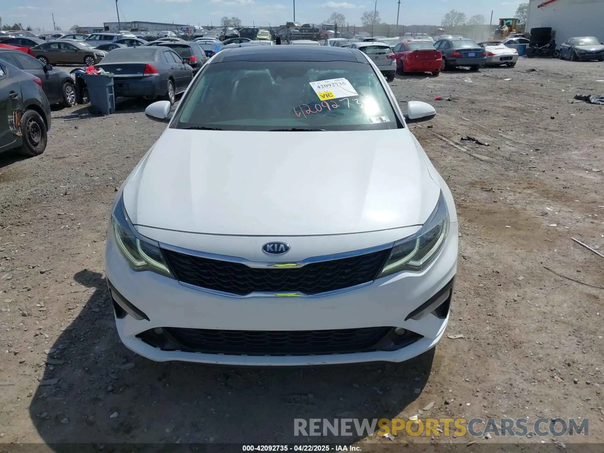 12 Photograph of a damaged car 5XXGT4L36KG371409 KIA OPTIMA 2019