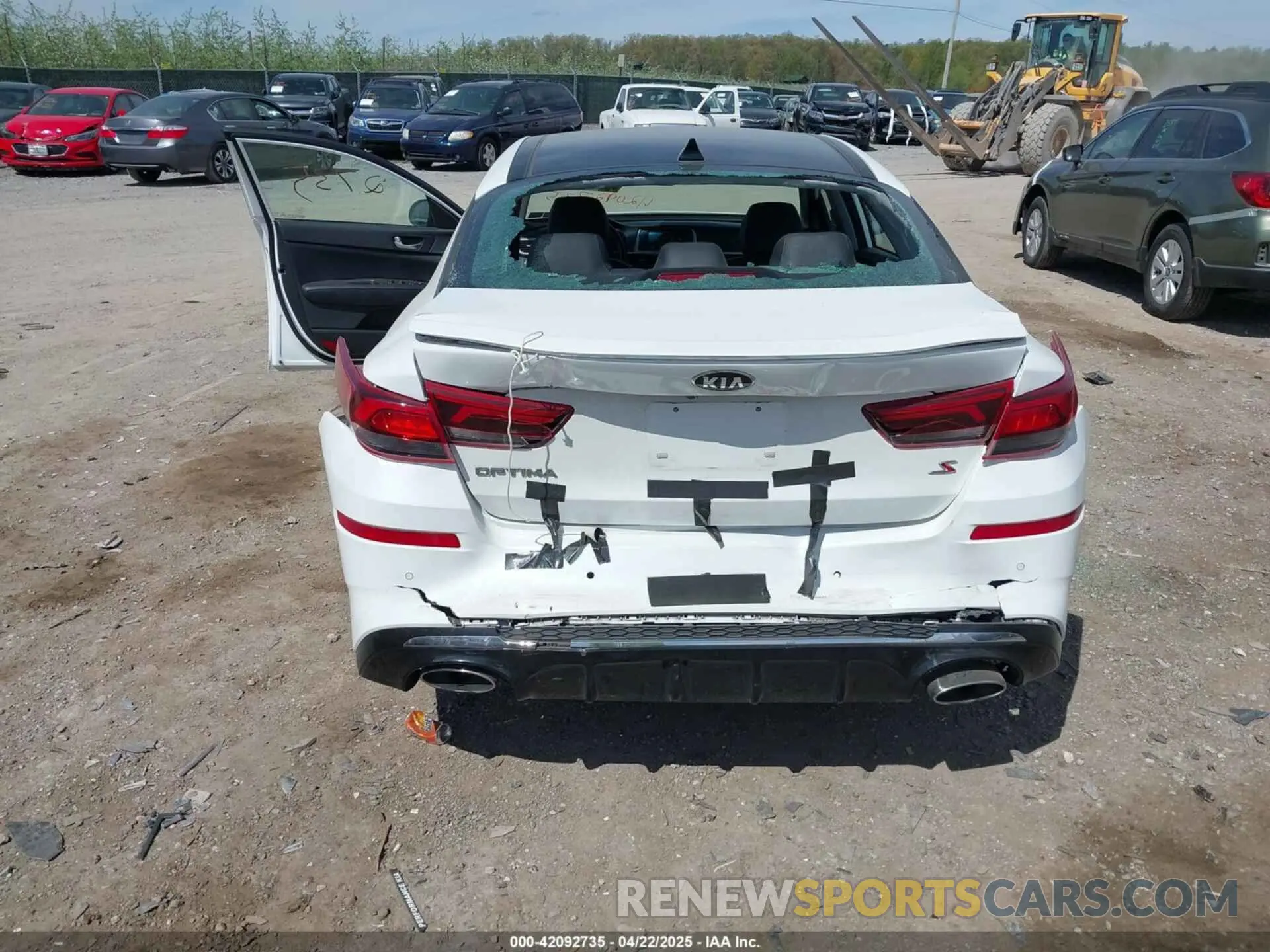 6 Photograph of a damaged car 5XXGT4L36KG371409 KIA OPTIMA 2019