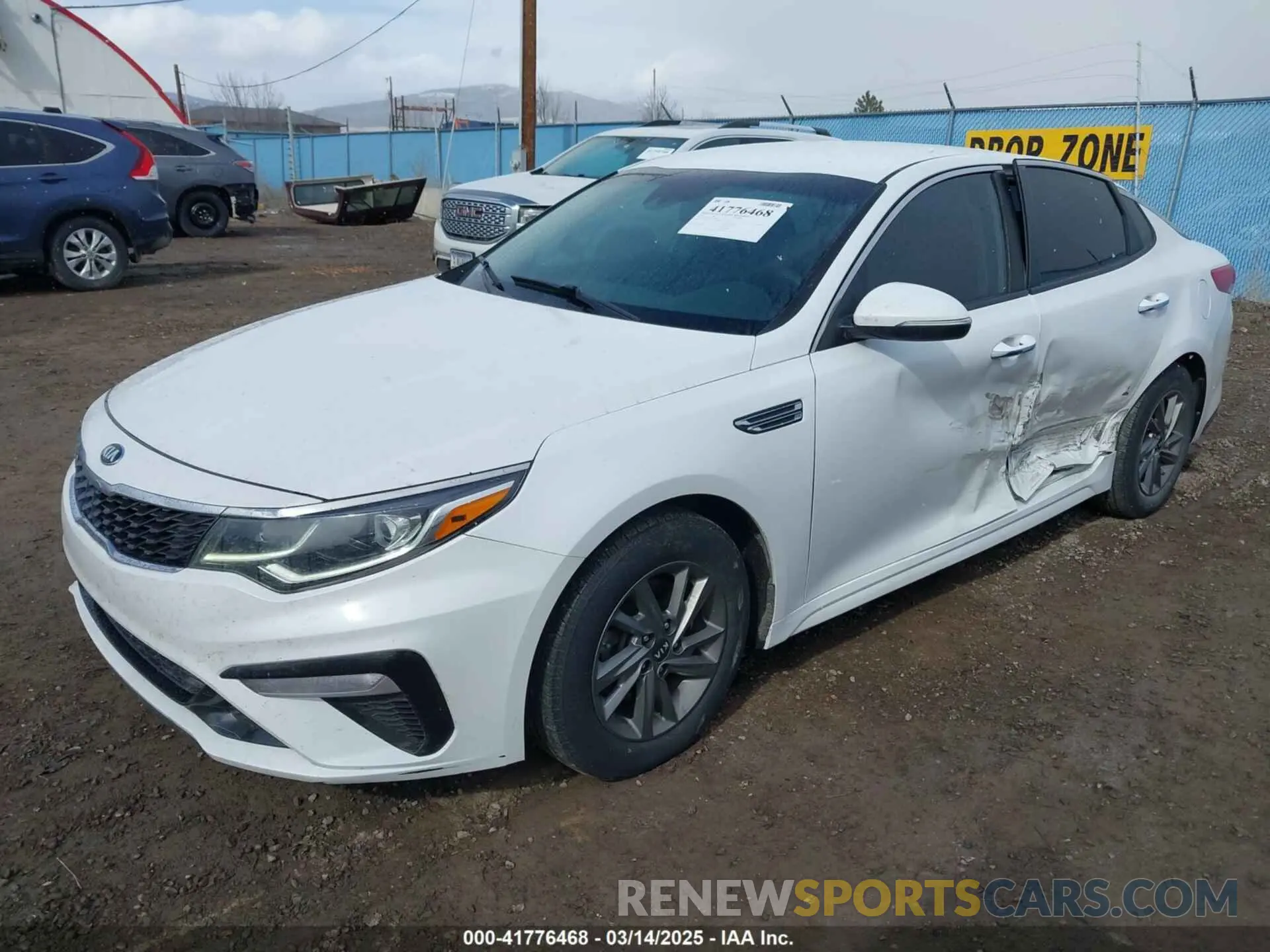2 Photograph of a damaged car 5XXGT4L36KG371992 KIA OPTIMA 2019
