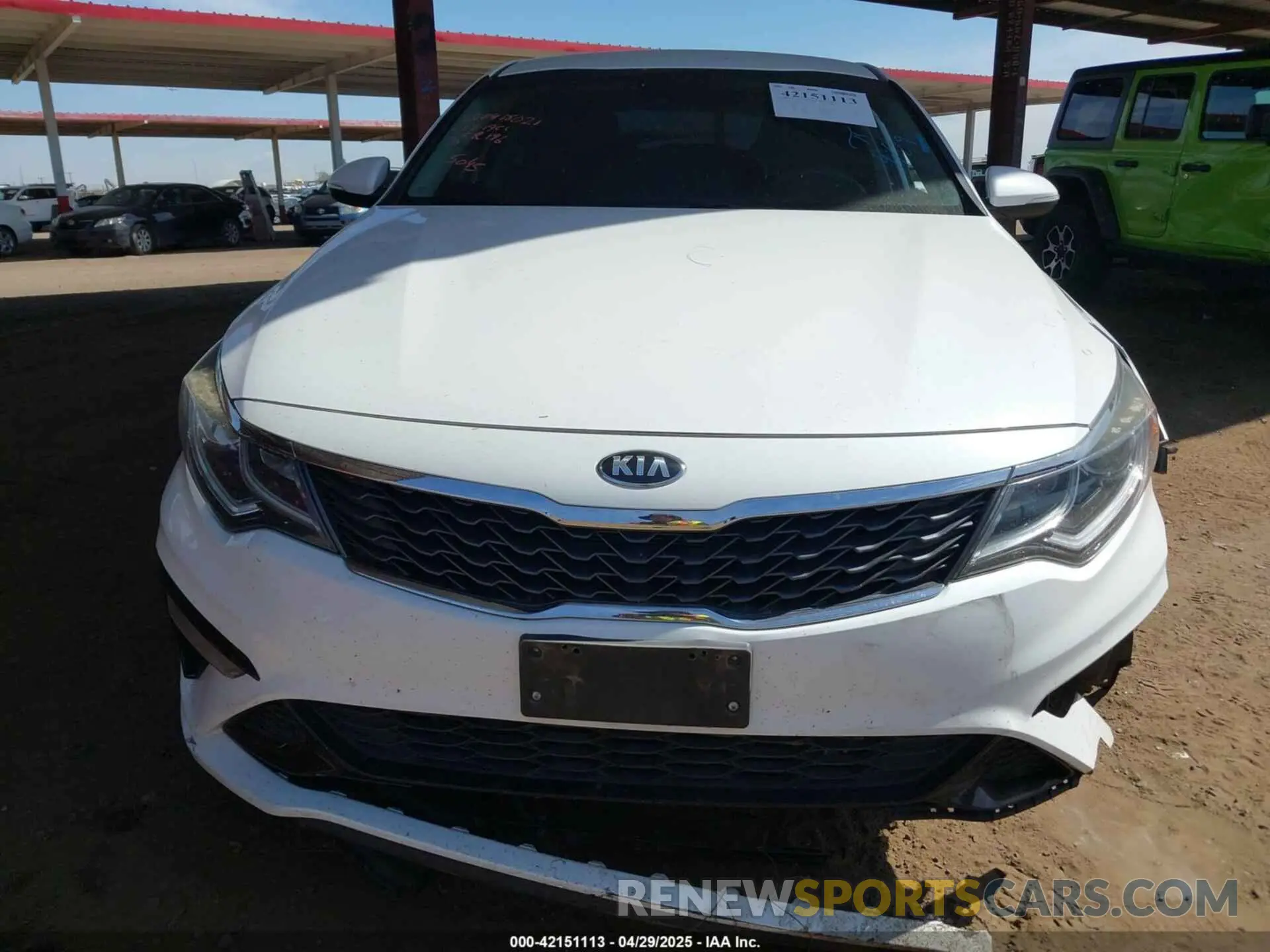 12 Photograph of a damaged car 5XXGT4L37KG275045 KIA OPTIMA 2019