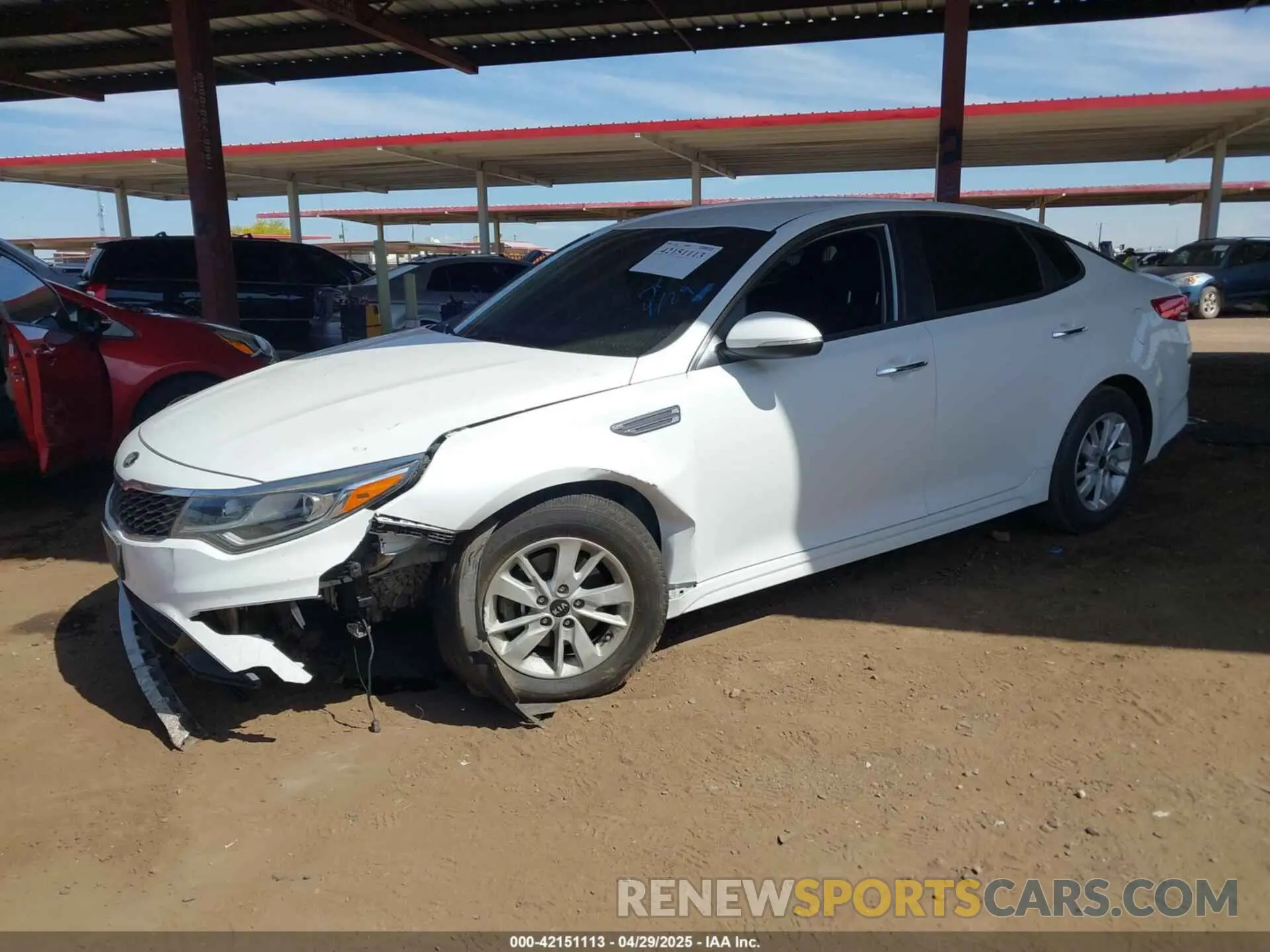 2 Photograph of a damaged car 5XXGT4L37KG275045 KIA OPTIMA 2019