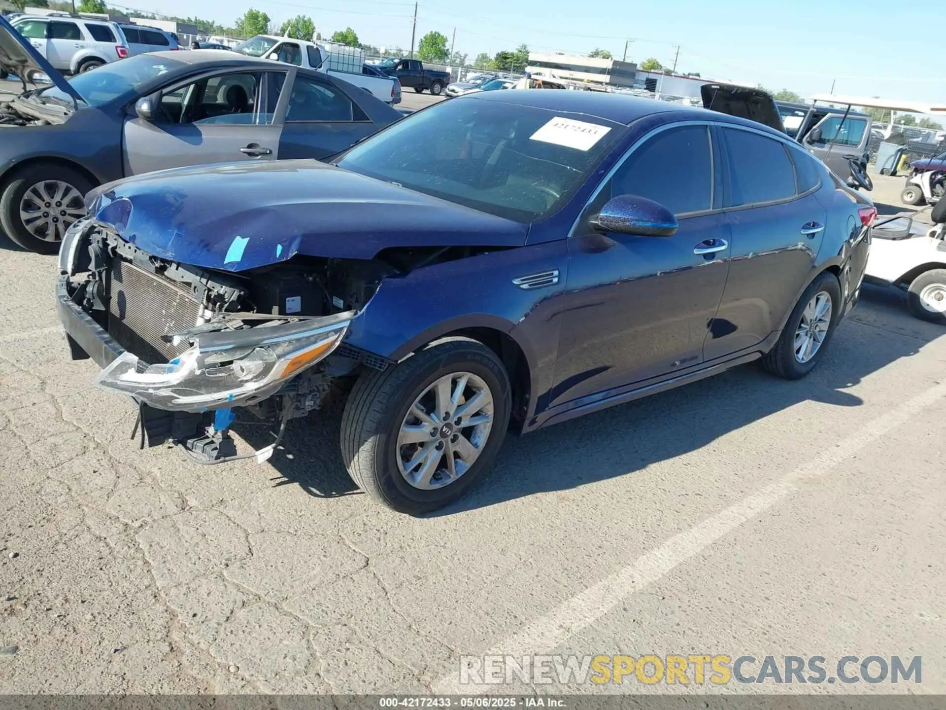 2 Photograph of a damaged car 5XXGT4L37KG277717 KIA OPTIMA 2019