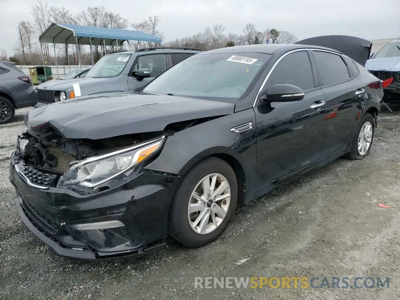 1 Photograph of a damaged car 5XXGT4L37KG277944 KIA OPTIMA 2019