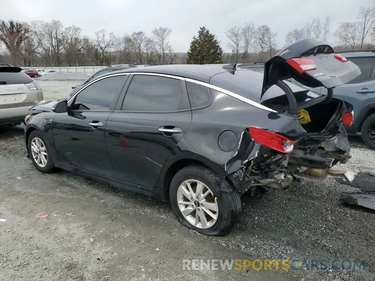 2 Photograph of a damaged car 5XXGT4L37KG277944 KIA OPTIMA 2019