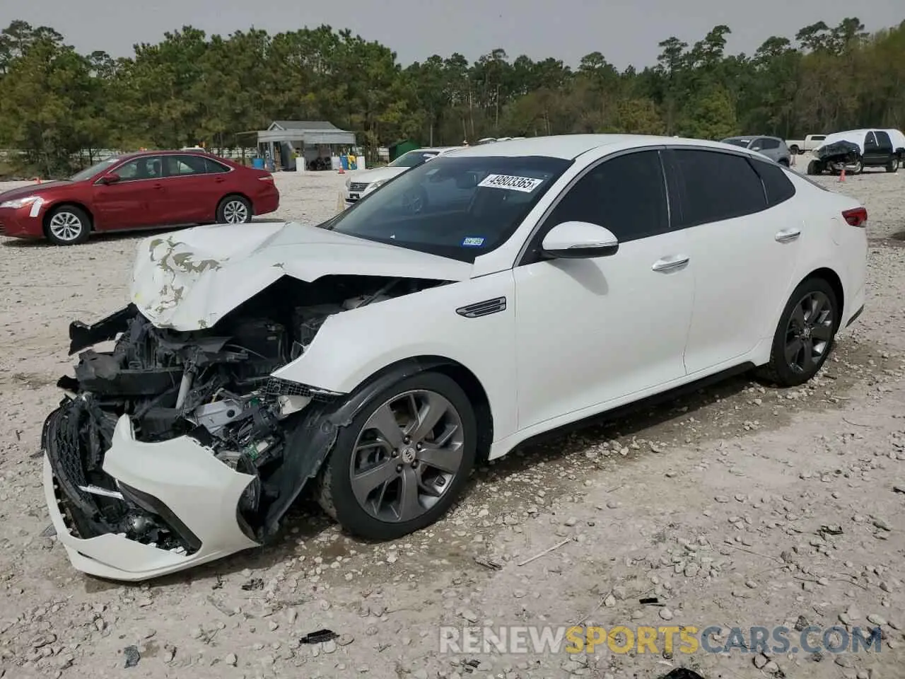 1 Photograph of a damaged car 5XXGT4L37KG307279 KIA OPTIMA 2019